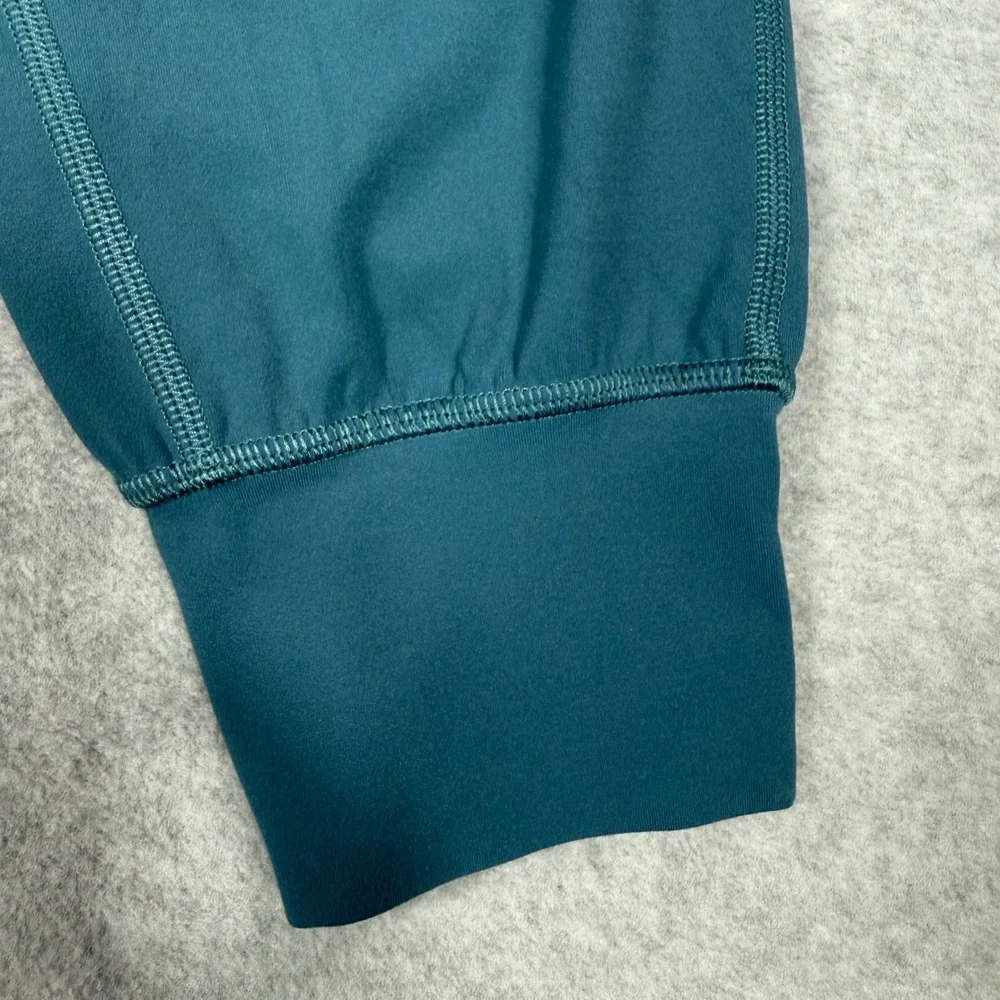 Lululemon Stretch High Rise Jogger Pants Women's 6 Blue Green Teal Pockets